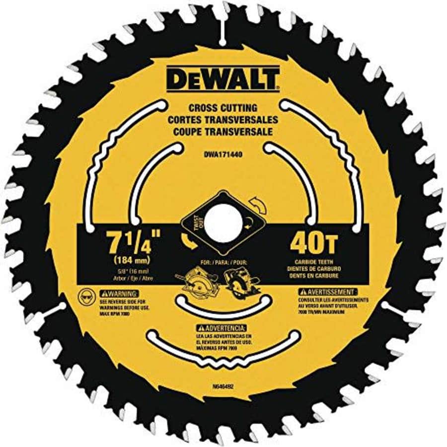 DEWALT DWA171440B10 7-1/4-Inch 40-Tooth Circular Saw Blade, 10-Pack for $242 DEWALT DWA171440B10 7-1/4-Inch 40-Tooth Circular Saw Blade, 10-Pack for $242