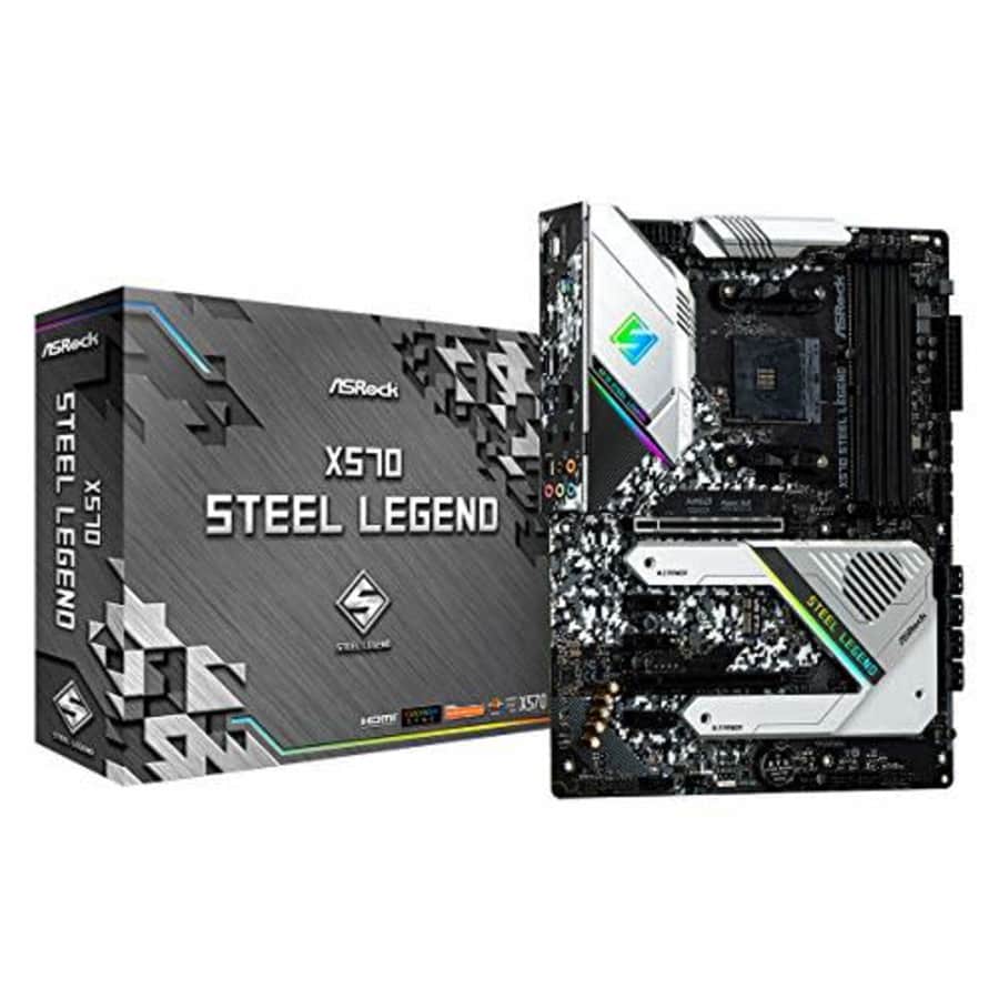 ASRock AM4/X570 Steel Legend/4DDR4/HDMI/DP/R45 Motherboard for $140