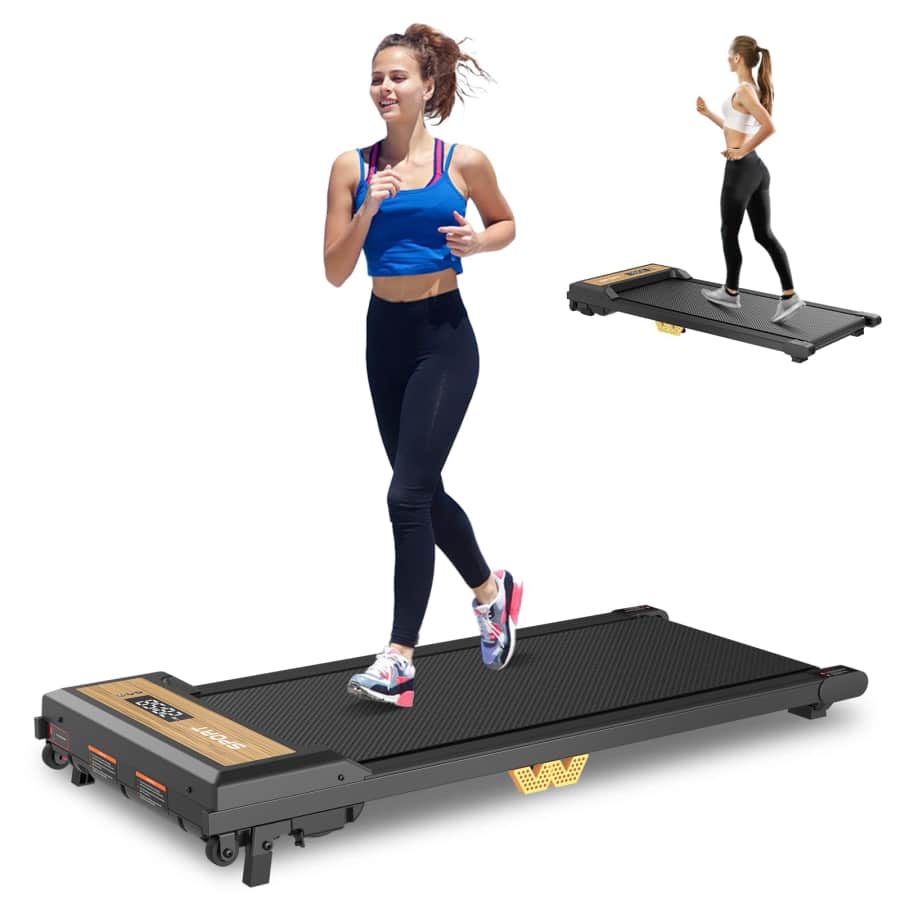 Funray 2-in-1 Under Desk Treadmill for $96 Funray 2-in-1 Under Desk Treadmill for $96