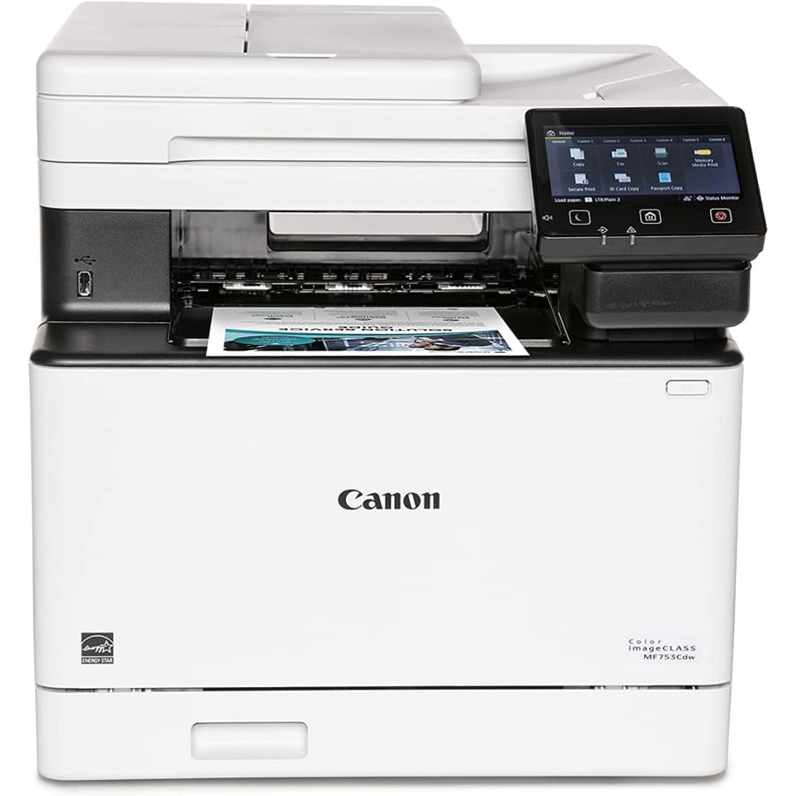 Canon Color imageCLASS MF753Cdw Multifunction Laser Printer for $449 Canon Color imageCLASS MF753Cdw Multifunction Laser Printer for $449