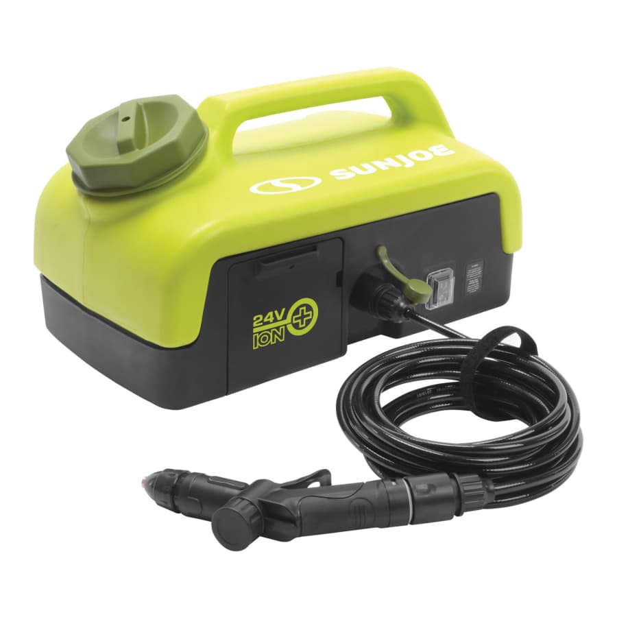 Sun Joe 24V iON+ Cordless Portable 2.5-Gallon Spray Washer Kit for $42 Sun Joe 24V iON+ Cordless Portable 2.5-Gallon Spray Washer Kit for $42