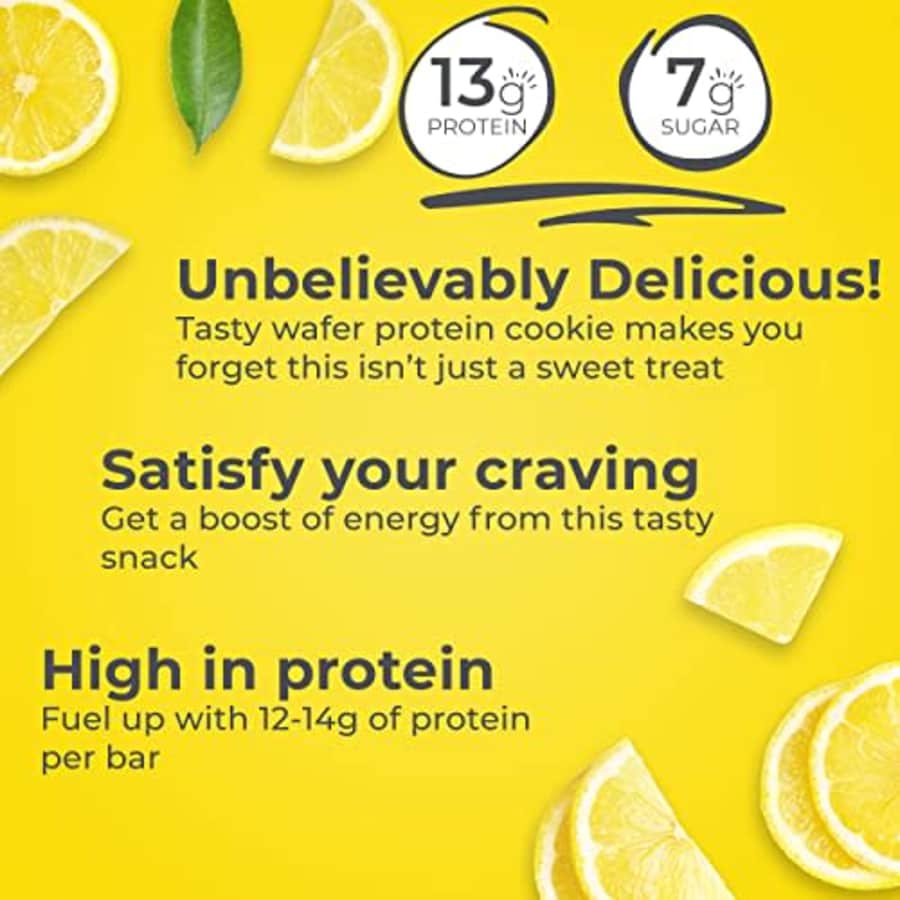 Power Crunch Whey Protein Bars, High Protein Snacks with Delicious Taste, Lemon Meringue, 1.4 Ounce for $20 Power Crunch Whey Protein Bars, High Protein Snacks with Delicious Taste, Lemon Meringue, 1.4 Ounce for $20