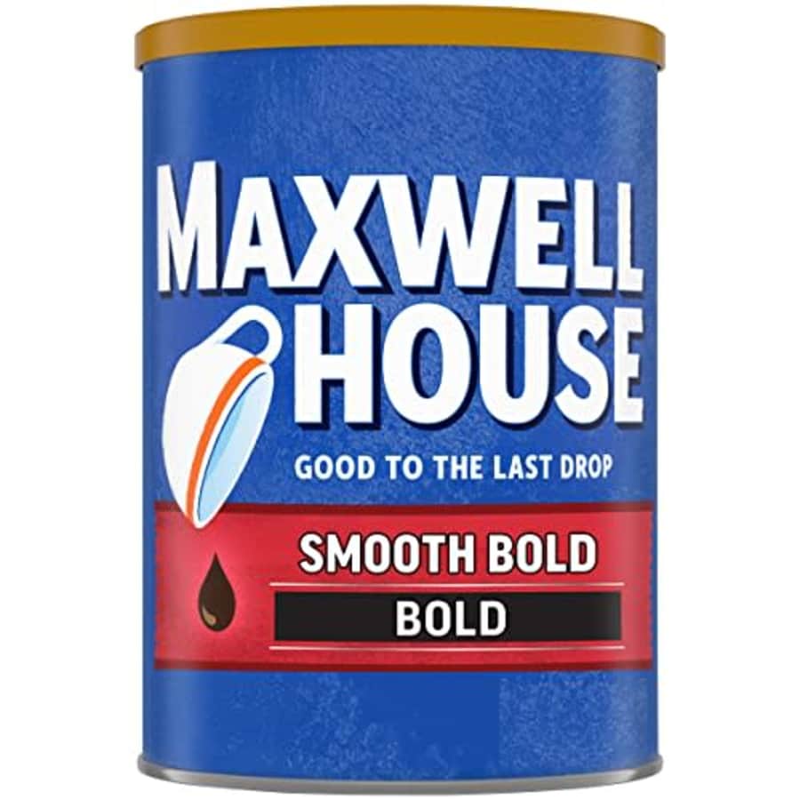 Maxwell House Smooth Bold Dark Roast Ground Coffee (11.5 oz Canister) for $16
