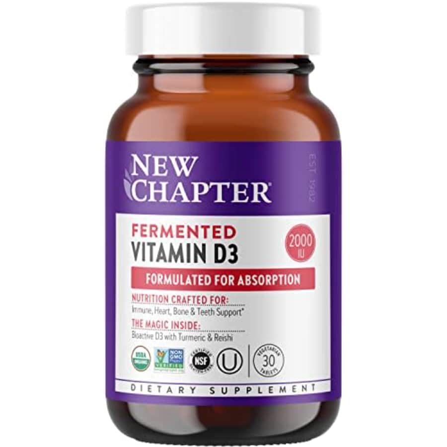 New Chapter Fermented Vitamin d3, 30 Count for $18 New Chapter Fermented Vitamin d3, 30 Count for $18