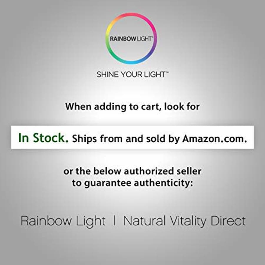 Rainbow Light Prenatal Multivitamin, Immune Support, 120 Capsules (Package May Vary) for $28 Rainbow Light Prenatal Multivitamin, Immune Support, 120 Capsules (Package May Vary) for $28