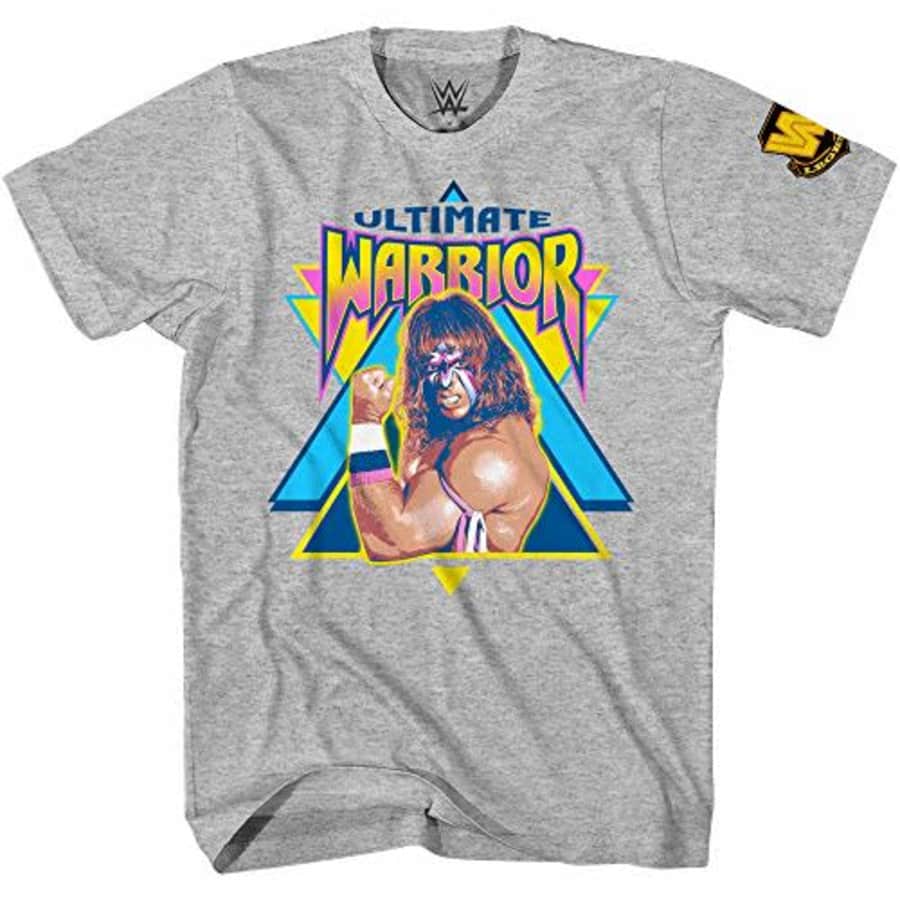 WWE mens Wwe Men's Ultimate Warrior T-shirt T Shirt, Heather Grey, XX-Large US for $21
