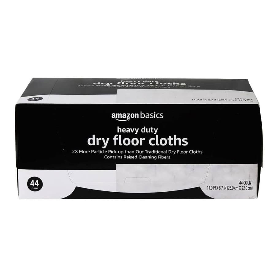 Amazon Basics Heavy Duty Dry Floor Cloths 44-Pack for $11