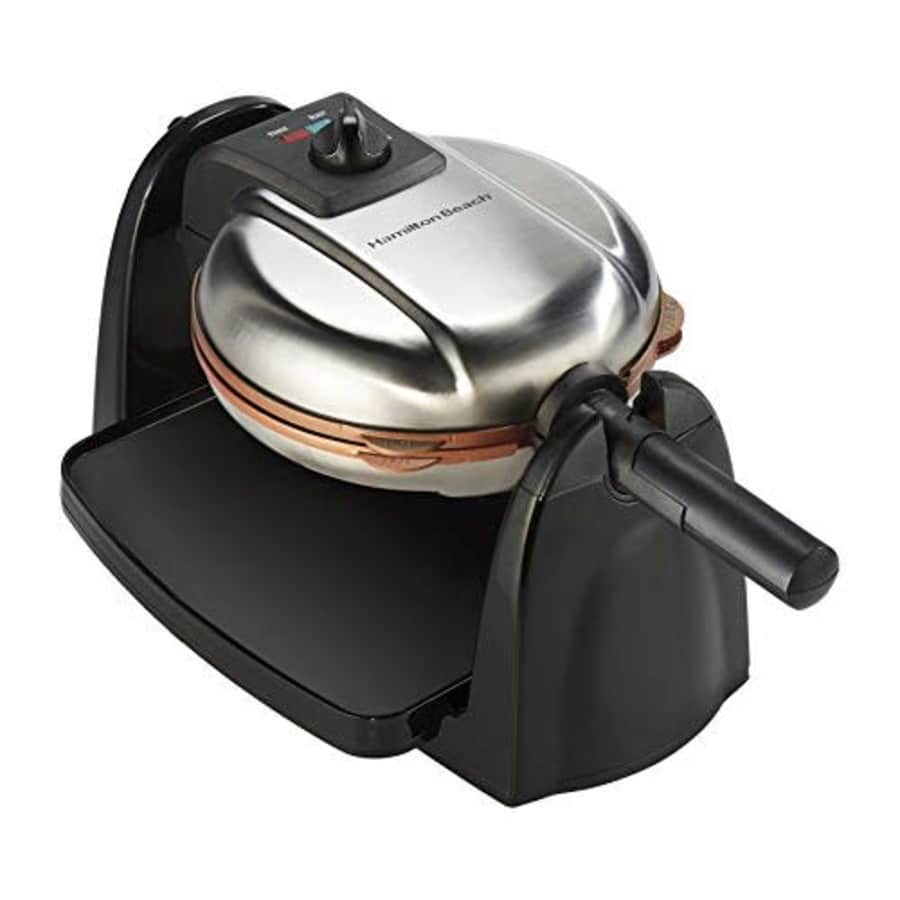 Hamilton Beach Single-Flip Belgian Waffle Maker for $50