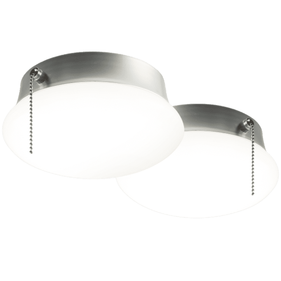 I-Brite Spin Light 7" LED Light Fixtures 2-Pack for $20