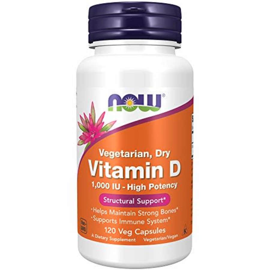 Now Foods NOW Supplements, Vitamin D 1,000 IU Dry, High Potency, Strong Bones*, Structural Support*, 120 Veg for $6 Now Foods NOW Supplements, Vitamin D 1,000 IU Dry, High Potency, Strong Bones*, Structural Support*, 120 Veg for $6