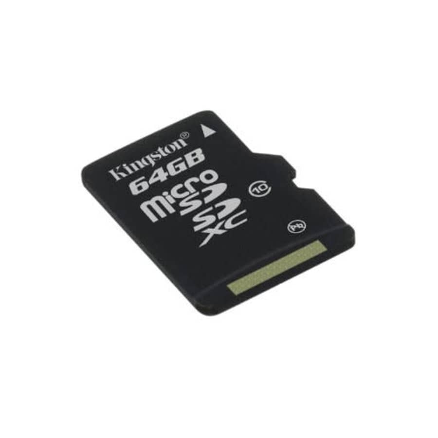 Kingston Digital 64 GB microSD Class 10 UHS-1 Memory Card 30MB/s with Adapter (SDCX10/64GB) for $9 Kingston Digital 64 GB microSD Class 10 UHS-1 Memory Card 30MB/s with Adapter (SDCX10/64GB) for $9