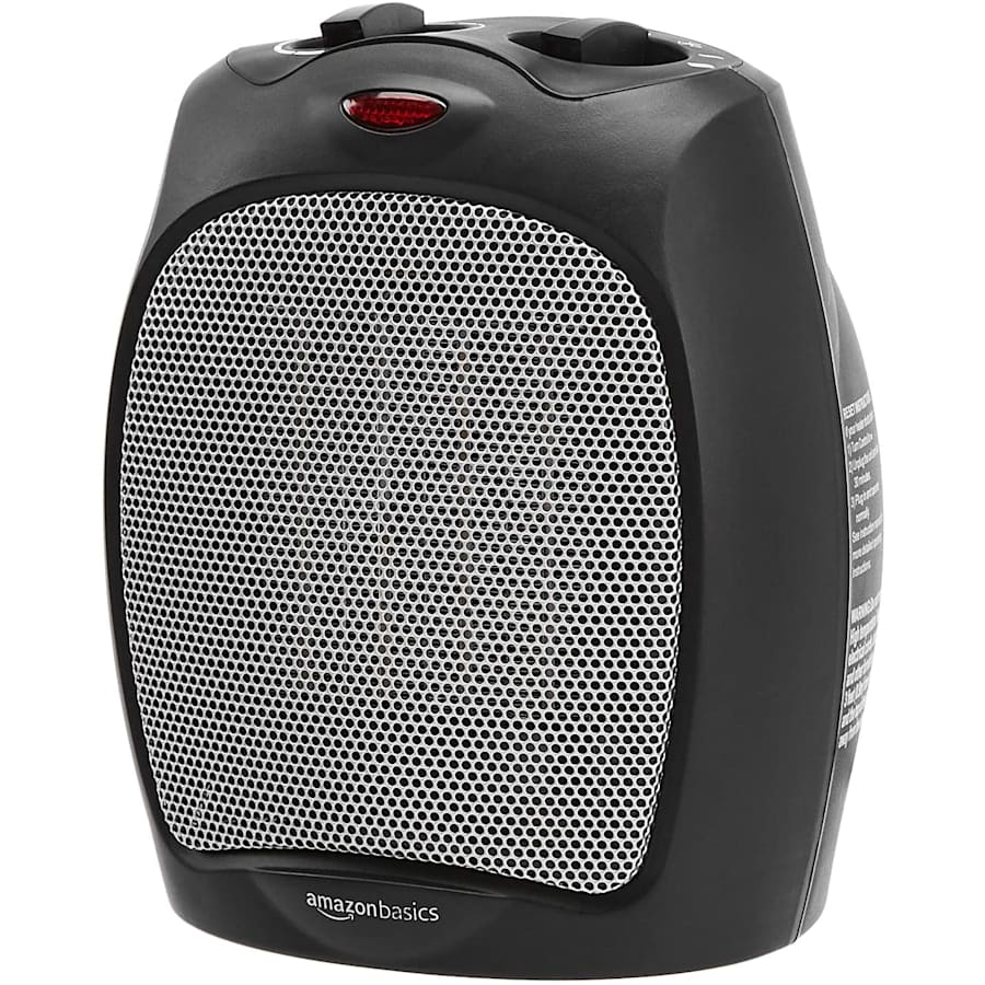 Amazon Basics 1,500W Ceramic Personal Heater for $27 Amazon Basics 1,500W Ceramic Personal Heater for $27