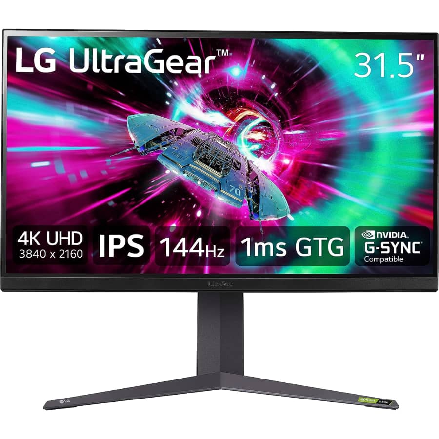 LG 32" UltraGear 4K UHD FreeSync Gaming Monitor for $550