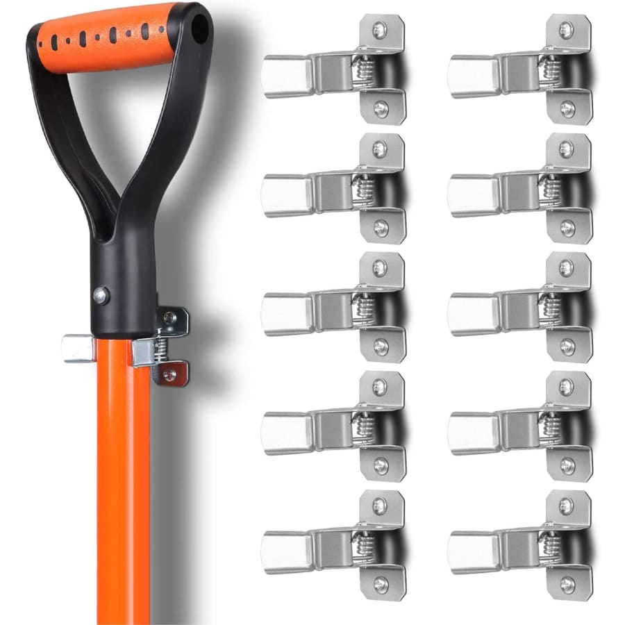 Horusdy Bulldog Clamp Wall-Mount Tool Organizer 10-Pack for $9