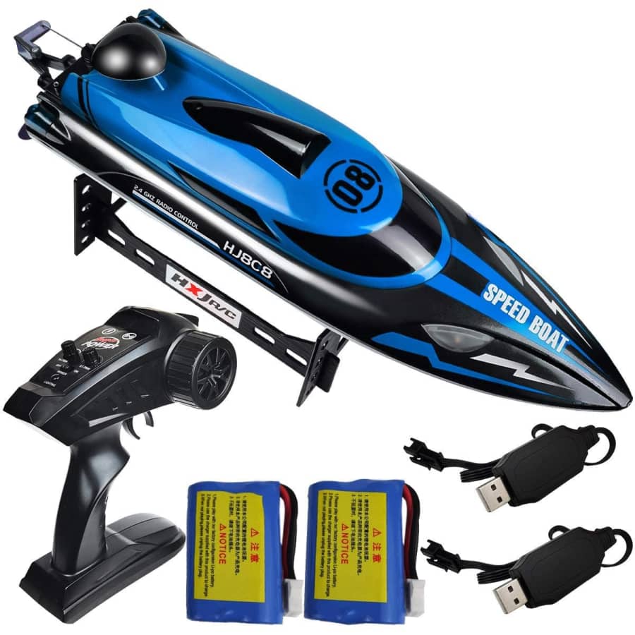 Hongxunjie RC Racing Boat for $39 Hongxunjie RC Racing Boat for $39
