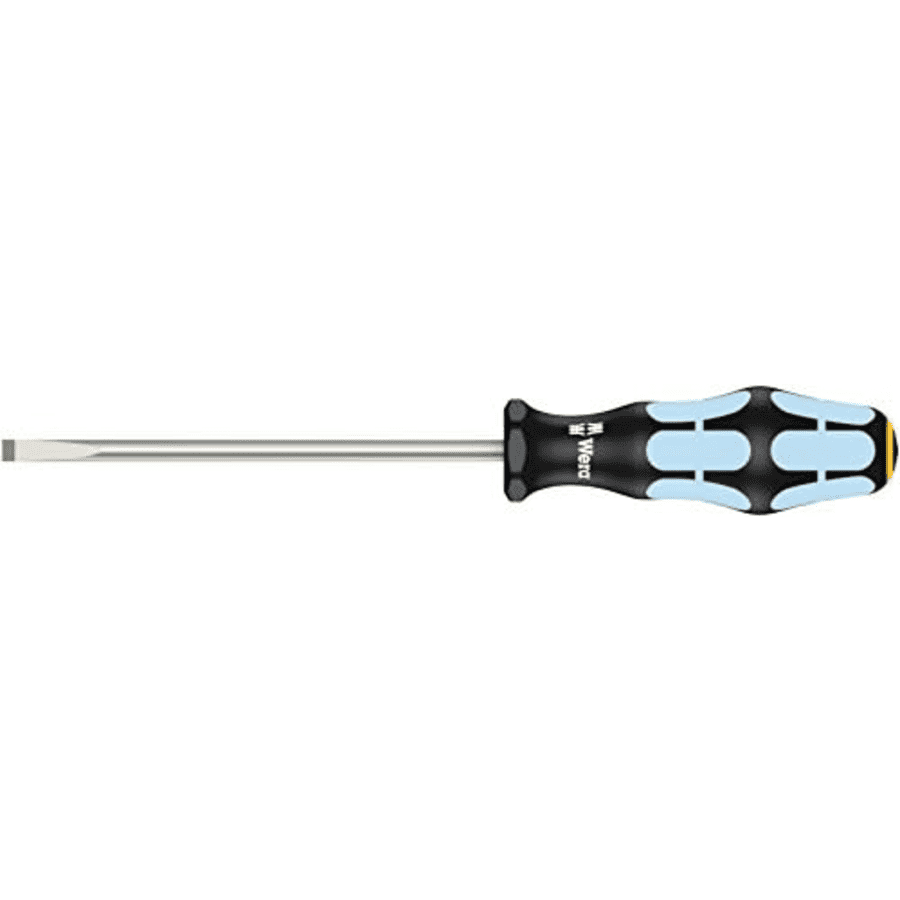 Wera 05032004001 Kraftform Stainless 3335 Stainless Steel Slotted Screwdriver, Lasertip, 5.5mm for $18 Wera 05032004001 Kraftform Stainless 3335 Stainless Steel Slotted Screwdriver, Lasertip, 5.5mm for $18