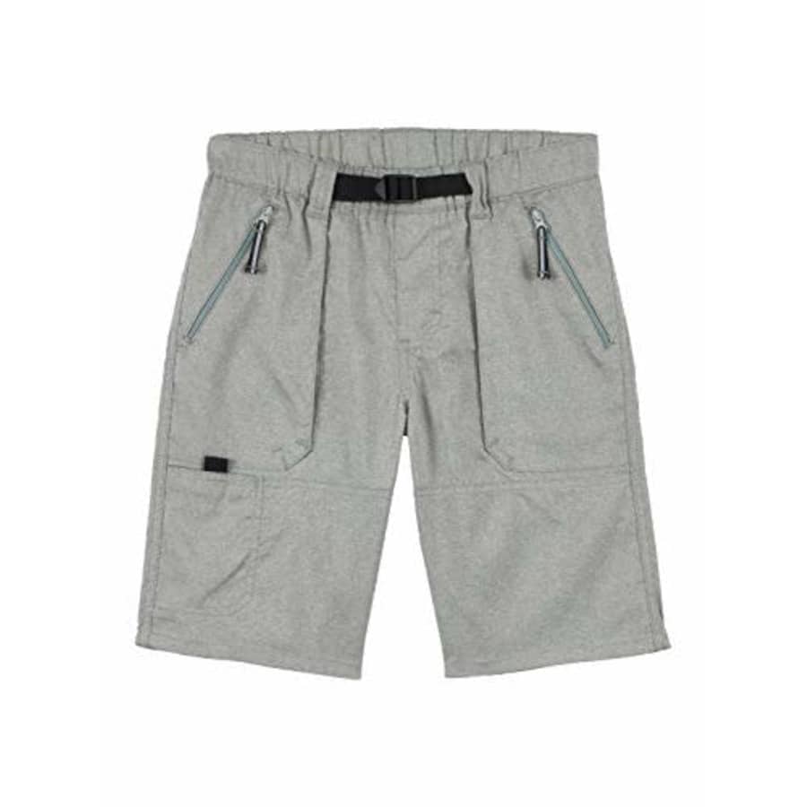 Wrangler Boys' Straight Fit Outdoor Shorts, Monument White Heather, XX-Large for $14 Wrangler Boys' Straight Fit Outdoor Shorts, Monument White Heather, XX-Large for $14