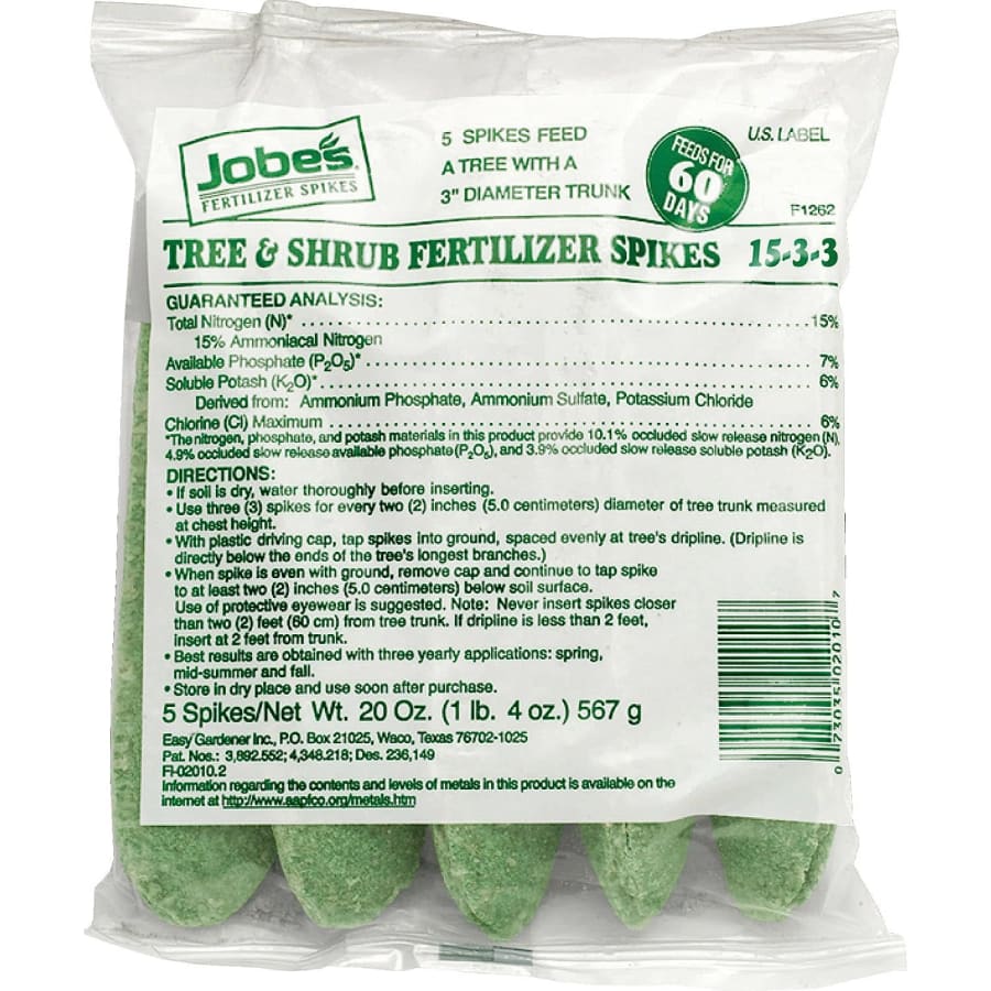 Jobe's Fertilizer Spikes 5-Pack for $11