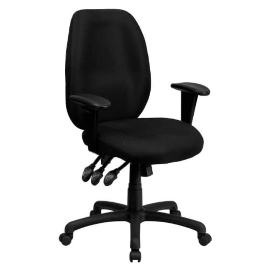 Flash Furniture High Back Black Fabric Multifunction Ergonomic Executive Swivel Office Chair with for $208