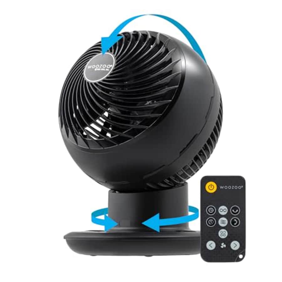 IRIS USA WOOZOO Fan with Remote, Oscillating Fan, Desk Fan, Table Air Circulator, Globe Fan, 10 for $95 IRIS USA WOOZOO Fan with Remote, Oscillating Fan, Desk Fan, Table Air Circulator, Globe Fan, 10 for $95