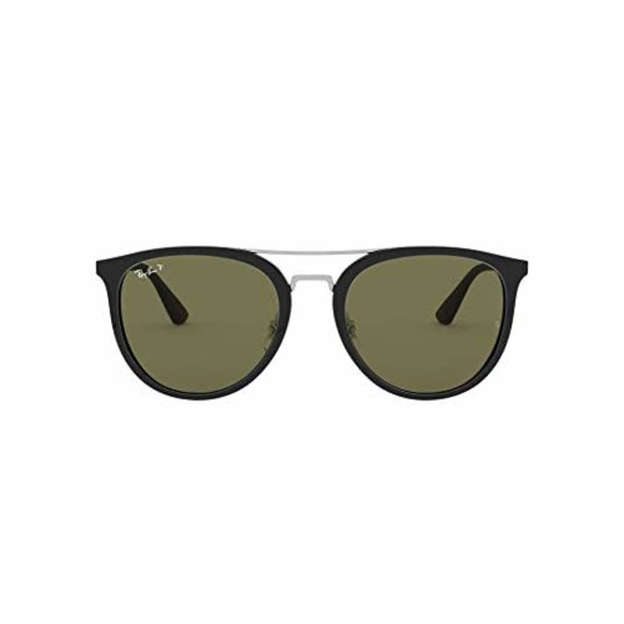 Ray-Ban RB4285 Square Sunglasses, Black/Polarized Green, 55 mm for $100