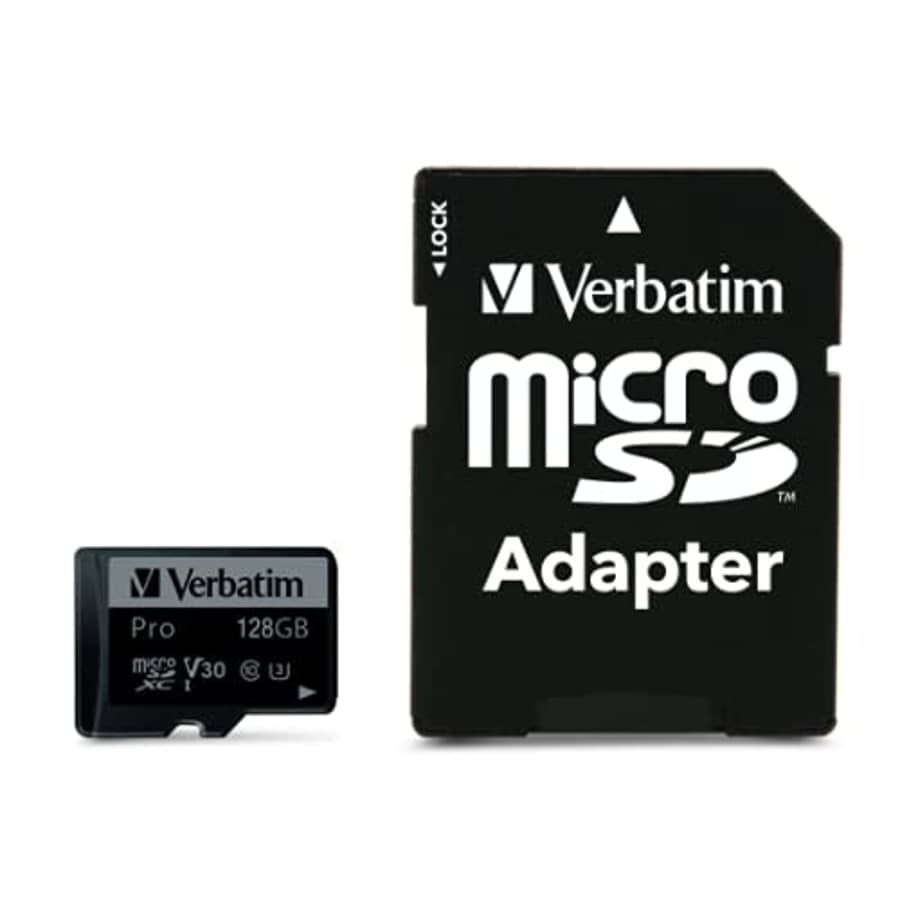 Verbatim Micro SDXC Card PRO UHS-3 128GB Class 10 for $28 Verbatim Micro SDXC Card PRO UHS-3 128GB Class 10 for $28
