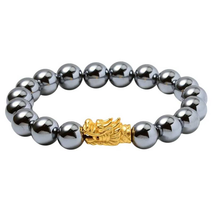 Terahertz 119-tcw. Beaded Stretch Bracelet in 14K Yellow Gold Over Sterling Silver Bracelet for $22