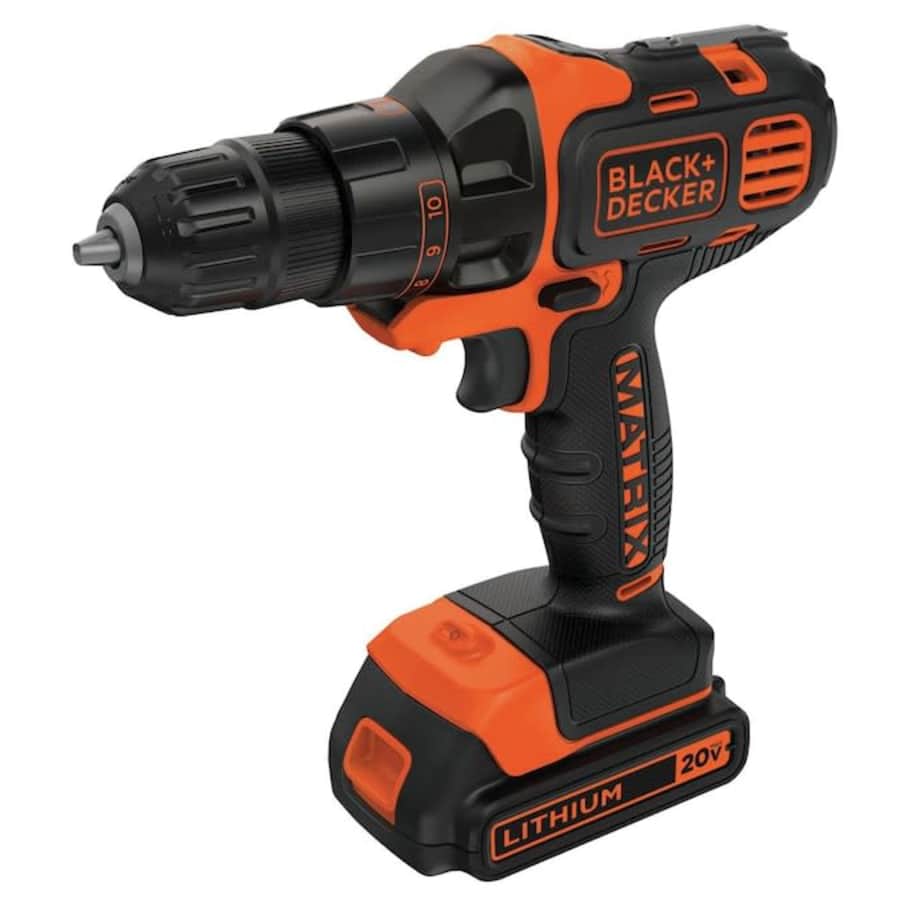 Black + Decker Matrix 20V MAX 3/8" Cordless Drill w/ Charger & Battery for $45
