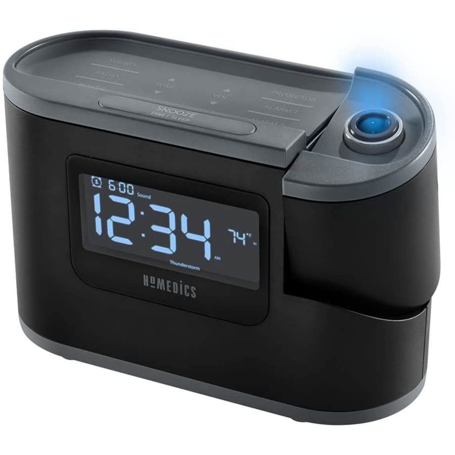 HoMedics Recharged Alarm Clock & Sound Machine for $50