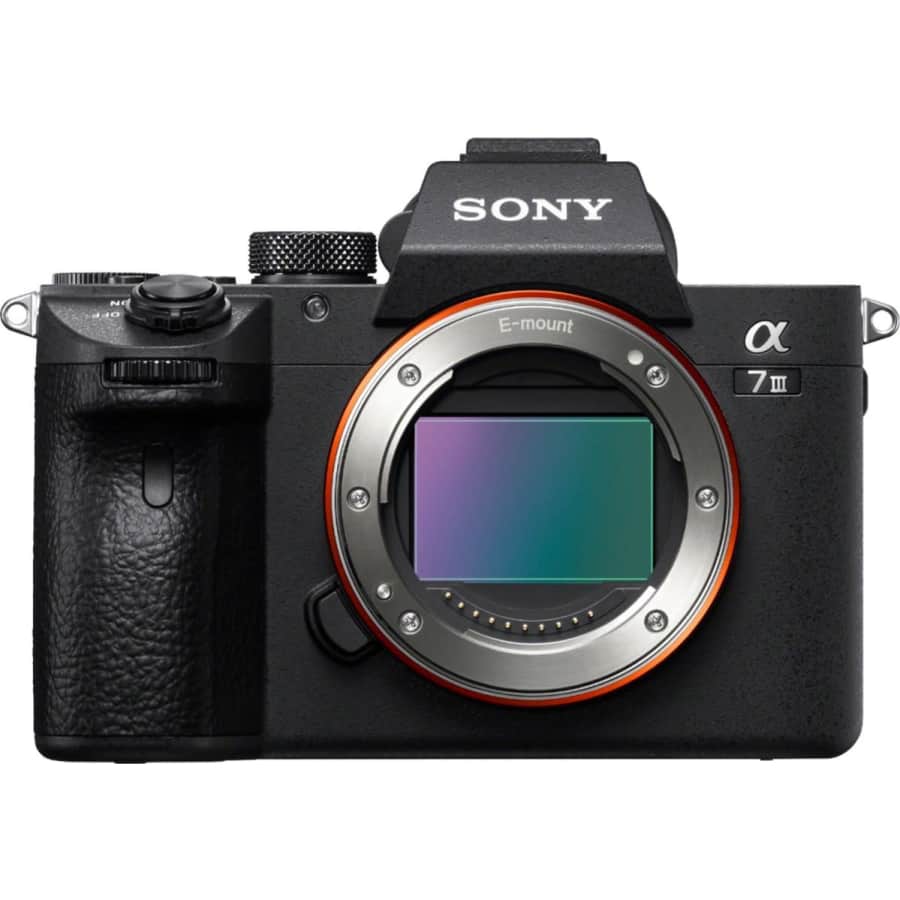 Sony Alpha a7 III 4K Full-Frame Mirrorless Interchangeable-Lens Camera for $1,800 Sony Alpha a7 III 4K Full-Frame Mirrorless Interchangeable-Lens Camera for $1,800