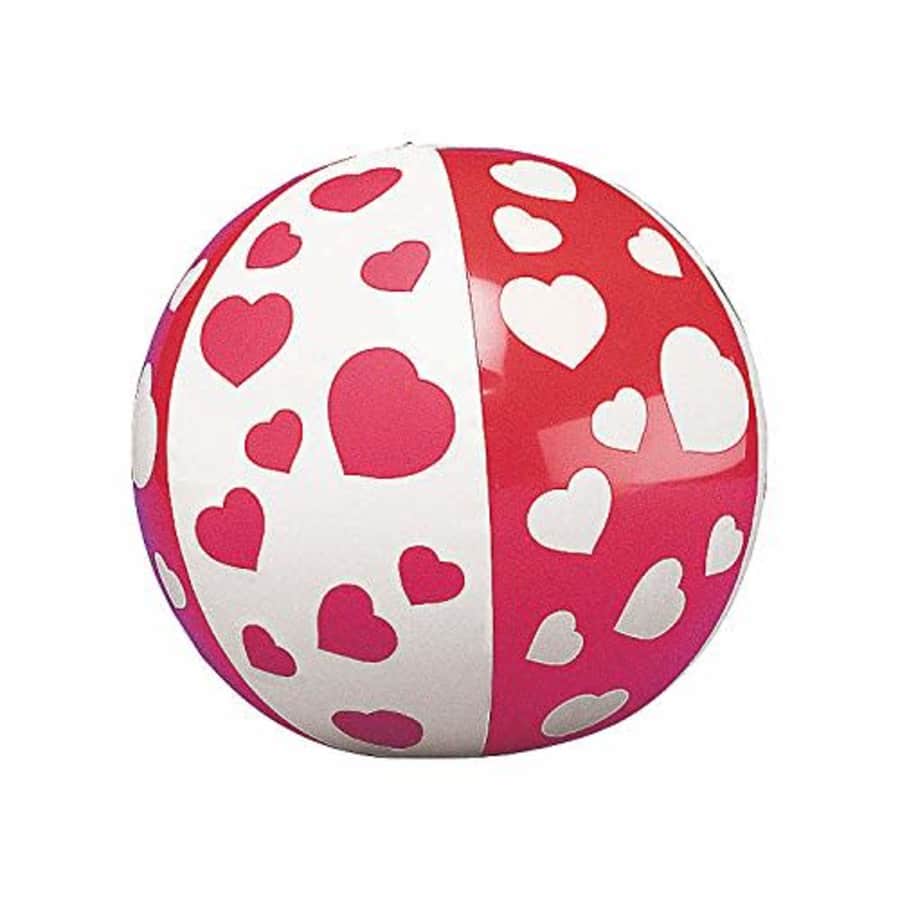 Fun Express Mini Heart Beach Balls (1 Dozen) Valentine's Day Giveaways, Party Favors, Classroom Supplies for $12 Fun Express Mini Heart Beach Balls (1 Dozen) Valentine's Day Giveaways, Party Favors, Classroom Supplies for $12