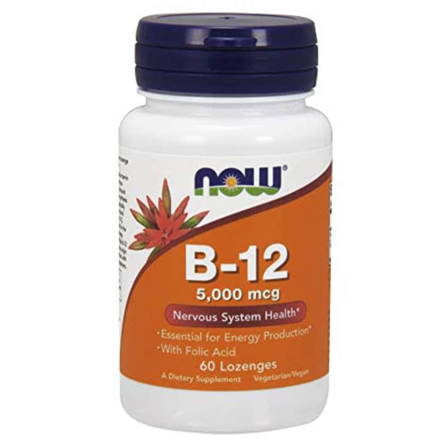Now Foods NOW B-12 5,000 mcg,60 Lozenges for $10 Now Foods NOW B-12 5,000 mcg,60 Lozenges for $10