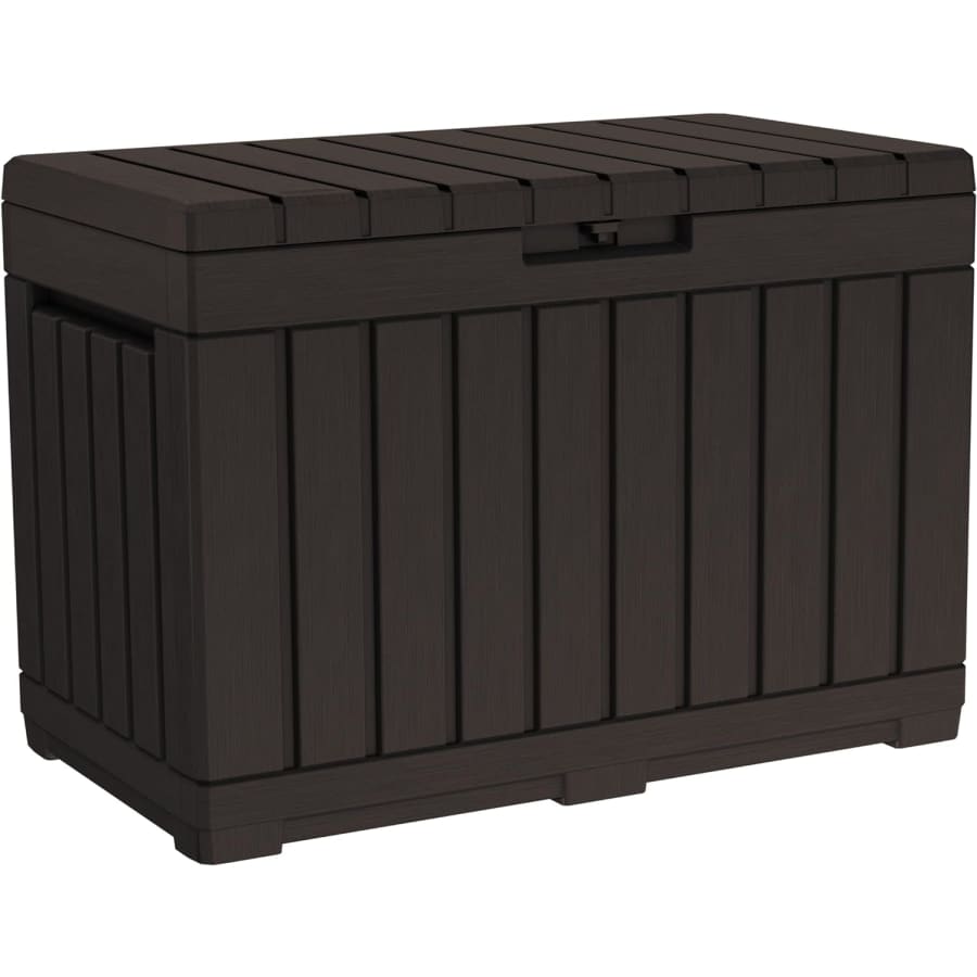 Keter Kentwood 50-Gallon Resin Deck Box for $50 Keter Kentwood 50-Gallon Resin Deck Box for $50