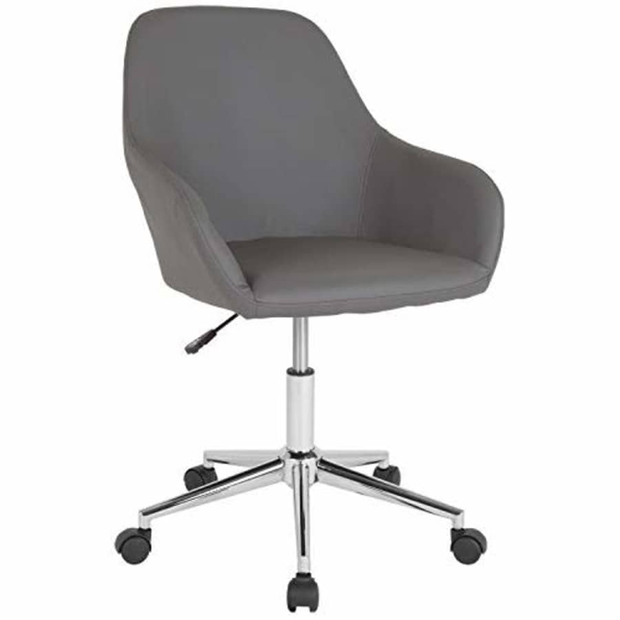 Flash Furniture Cortana Home and Office Mid-Back Chair in Gray LeatherSoft for $130 Flash Furniture Cortana Home and Office Mid-Back Chair in Gray LeatherSoft for $130