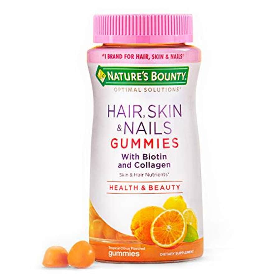 Nature's Bounty Hair, Skin & Nails with Biotin and Collagen, 80 Count, Orange for $9 Nature's Bounty Hair, Skin & Nails with Biotin and Collagen, 80 Count, Orange for $9