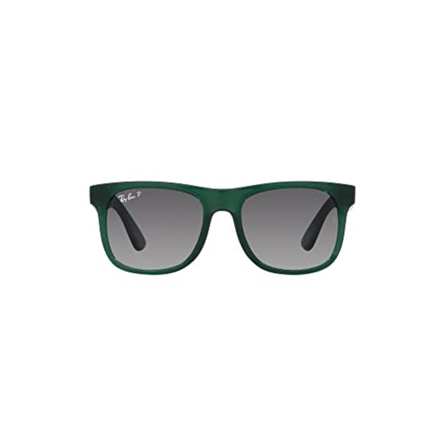 Ray-Ban Junior RJ9069S Justin Square Sunglasses, Opal Green/Grey Gradient Polarized, 48 mm for $111 Ray-Ban Junior RJ9069S Justin Square Sunglasses, Opal Green/Grey Gradient Polarized, 48 mm for $111