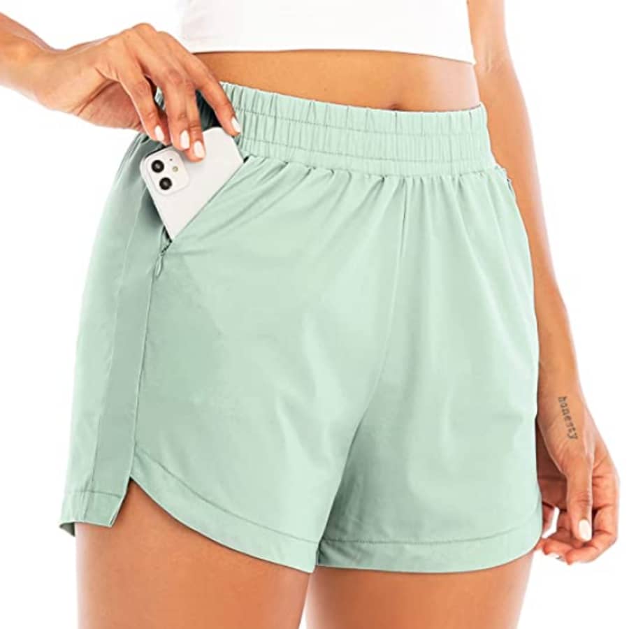 Running Girl Women's 3" Athletic Shorts for $8