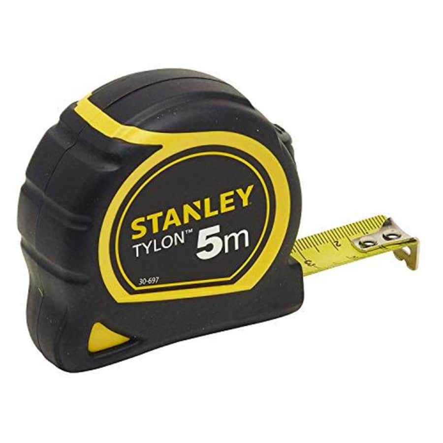 Stanley Tools Stanley 0-30-697"Tylon" Tape Measure, Black/Yellow, 5 m/19 mm for $15
