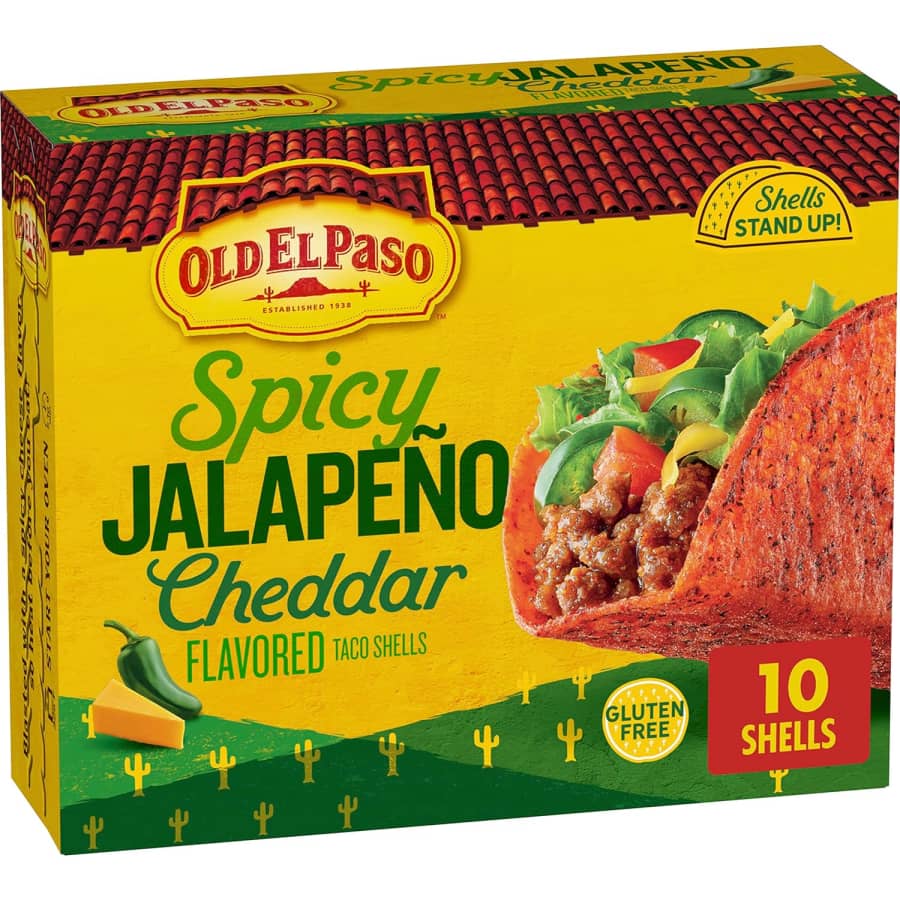 Old El Paso Spicy Jalapeño Cheddar Stand 'N Stuff Taco Shells for $2.78 via Subscribe & Save