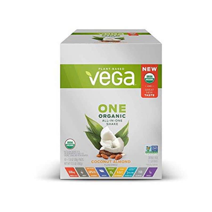 Vega One Organic Meal Replacement Plant Based Protein Powder, Coconut Almond - Vegan, Vegetarian, for $16
