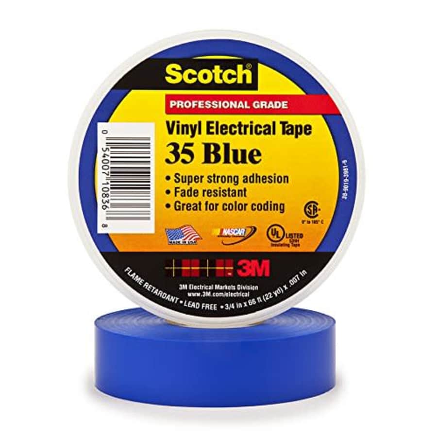 3M 3/4" x 66ft. Vinyl Electrical Tape for $11