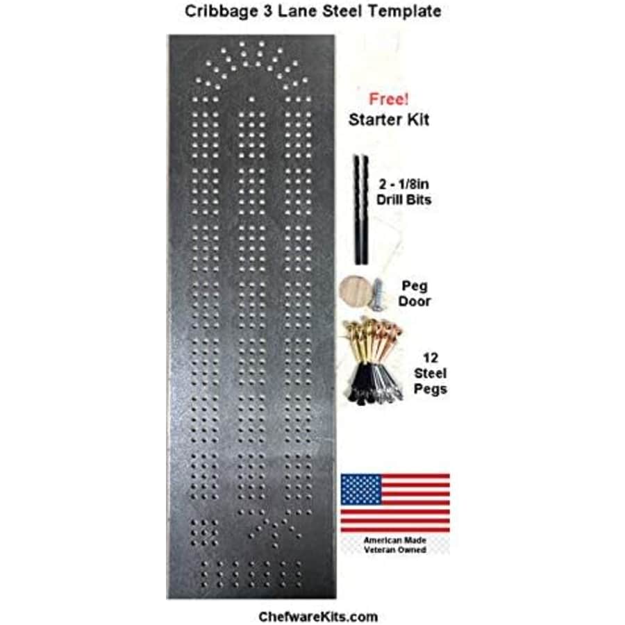 Cribbage Board Template Starter Kit for $62