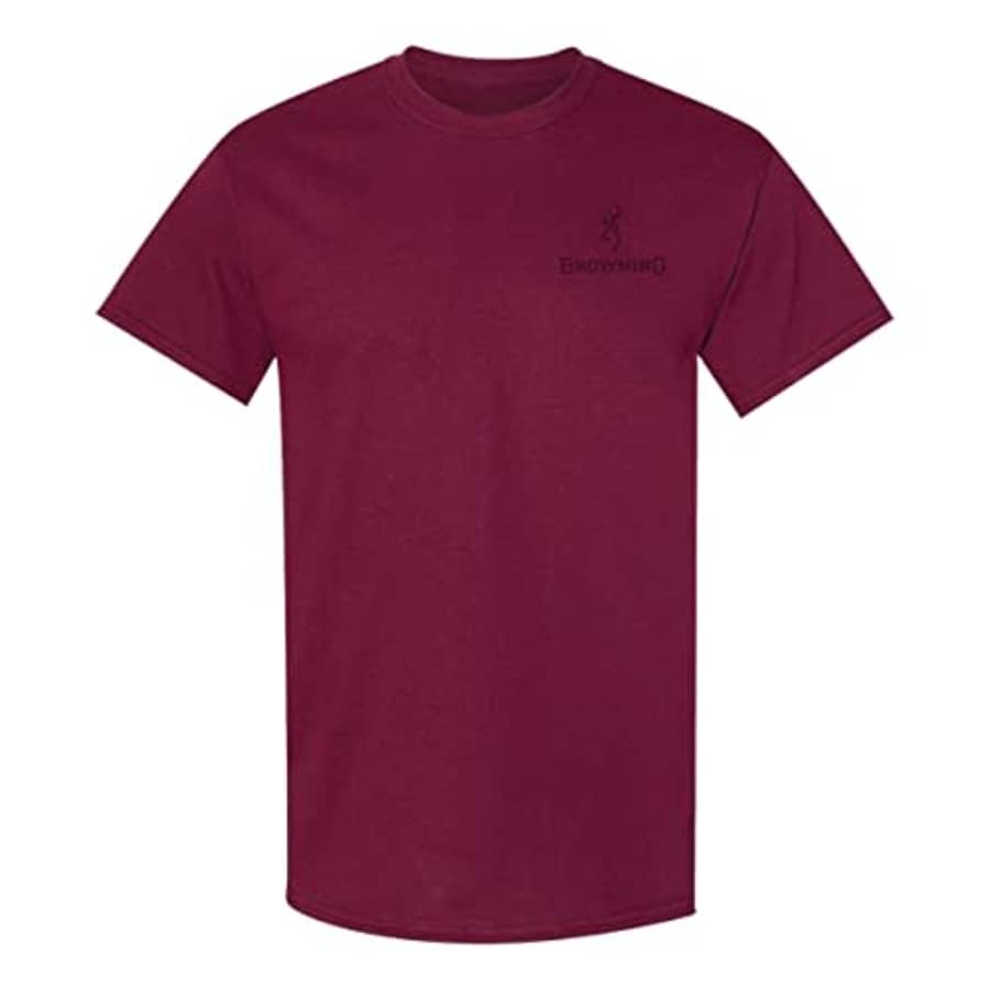 Browning Men's Standard Graphic T-Shirt, Hunting & Outdoors Short & Long-Sleeve Tees, Signature for $24
