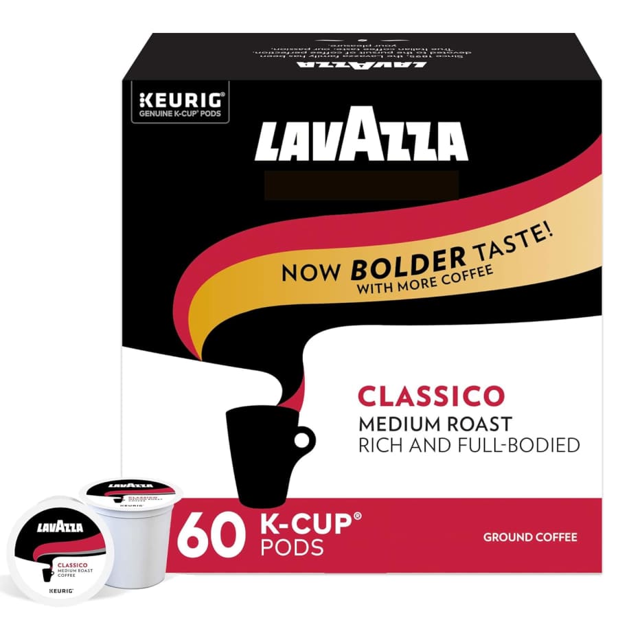 Lavazza Classico Medium Roast Coffee K-Cups 60-Pack for $20 w/ Sub & Save Lavazza Classico Medium Roast Coffee K-Cups 60-Pack for $20 w/ Sub & Save