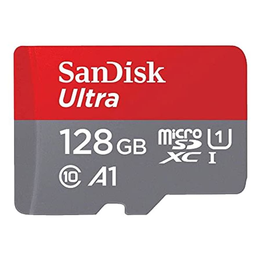SanDisk Ultra Micro SDXC UHS-I Card 128GB A1 120MB/s (SDSQUA4-128G-GN6MN) for $23