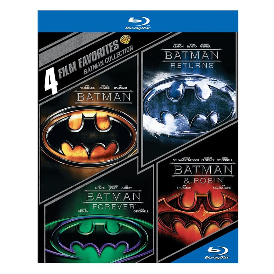 Batman 4-Film Collection on Blu-ray for $15