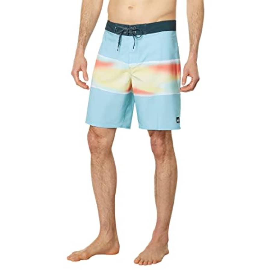 Quiksilver Men's Standard Surfsilk Air Brush 19 Boardshort Swim Trunk, Sky Blue, 31 for $25 Quiksilver Men's Standard Surfsilk Air Brush 19 Boardshort Swim Trunk, Sky Blue, 31 for $25