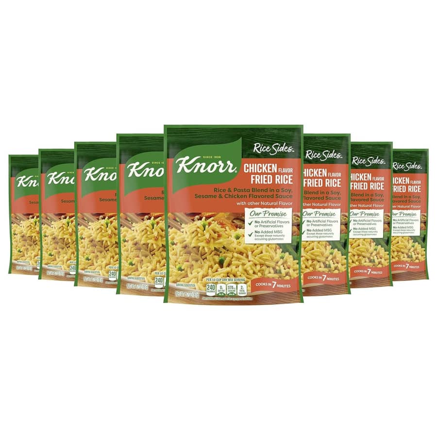 Knorr Asian Sides Chicken Fried Rice 8-Pack for $7.23 via Sub & Save Knorr Asian Sides Chicken Fried Rice 8-Pack for $7.23 via Sub & Save