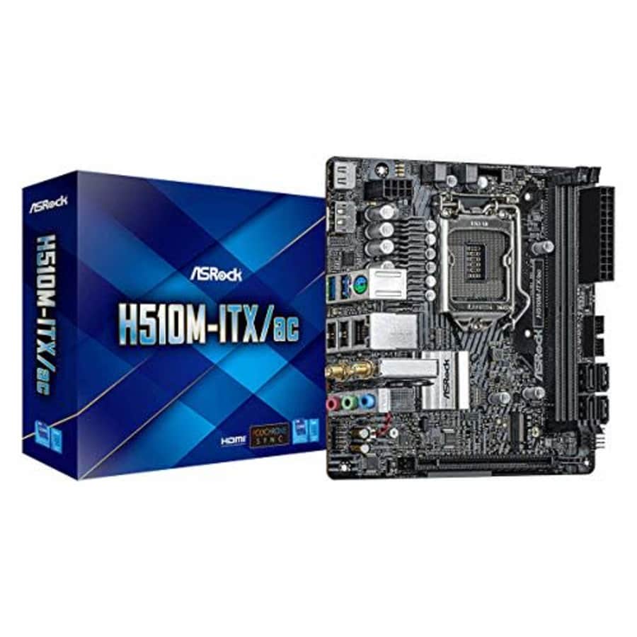ASROCK H510M-ITX/AC LGA1200/ Intel H510/ DDR4/ SATA3&USB3.2/ M.2/ WiFi&Bluetooth/Mini-ITX for $130 ASROCK H510M-ITX/AC LGA1200/ Intel H510/ DDR4/ SATA3&USB3.2/ M.2/ WiFi&Bluetooth/Mini-ITX for $130