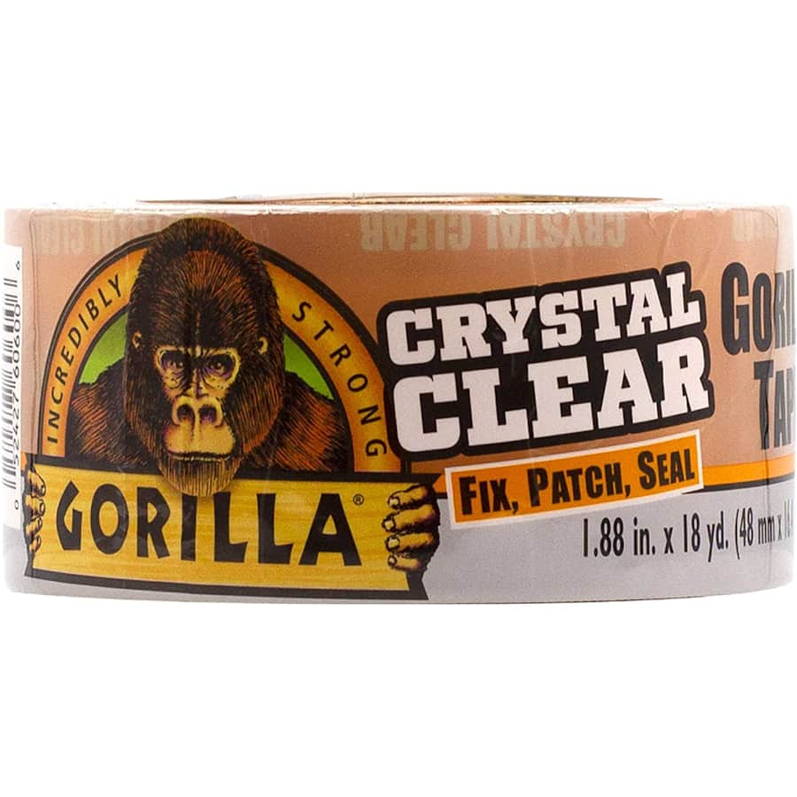 Gorilla Crystal Clear Repair Tape 18-Yard Roll for $10